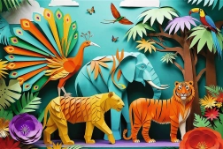 Trefl Puzzle Paper Art: Jungla 160 piese