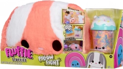 Fluffie Stuffiez bătălia cu perne – jucărie de pluș cu aspirator pentru puf colorat