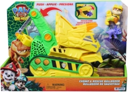 Patrula Cățelușilor film Buldozerul lui Rubble Dino Chomp & Rescue cu figurine