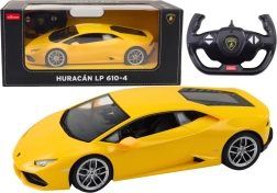 Rastar RC mașină 1:14 Lamborghini Huracan galbenă