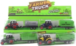 Tractor metalic cu mers înapoi cu benă din plastic