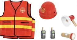 VIGA Set pompieri pentru copii cu costum și accesorii