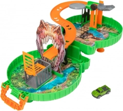 Teamsterz pistă cu dinozauri în valiză cu mașinuță