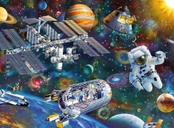 Puzzle Ravensburger Explorare spațială XXL, 200 piese