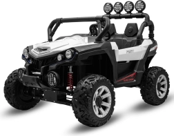 Mașinuță electrică buggy Baby Mix Road 4x4 – albă