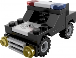 BLOXO mașină de poliție set de construcție compatibil 31 piese