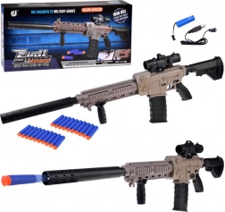 Blaster mare automat cu spumă, cu optică și încărcător