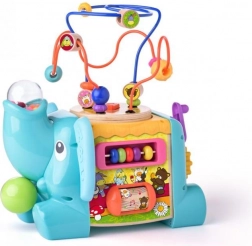 Elefant educațional – jucărie motrică interactivă pentru copii 1+