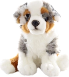 Câine de pluș Ciobănesc Australian 26 cm – eco friendly
