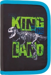 Penar școlar cu dinozauri, 1 etaj, 2 clapete – complet echipat