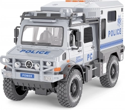 Mașină blindată de poliție cu efecte luminoase și sonore 24 cm