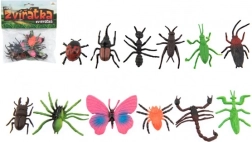 Mini animale și insecte din plastic, 12 buc