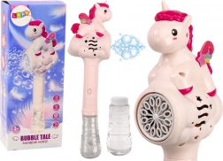 Mașină de făcut baloane de săpun Pink Unicorn Wand