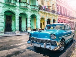 Puzzle Mașini în Cuba 1500 piese Ravensburger
