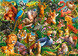 Puzzle 180 piese Amazing Animals