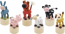 Animăluț din lemn care se îndoaie - Fermă