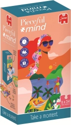 Jumbo puzzle Pieceful Mind: oferă-ți un moment 6×54 piese