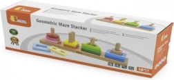 Sortator geometric din lemn labirint Viga
