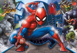 Puzzle 104 piese Super Kolor - Spider-Man