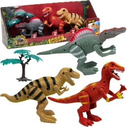 Set Boley de dinozauri articulați cu lumină și sunet