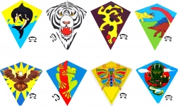 Zmeu zburător cu ambalaj ceh