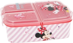 Cutie pentru gustare Minnie Mouse cu 3 compartimente