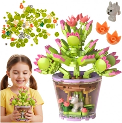 Set de construcție creativă floare 3D, 172 piese