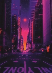 Puzzle RAVENSBURGER Oraș neon, 1000 piese