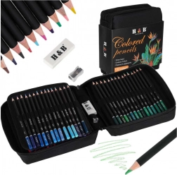 Creioane colorate în toc, 120 buc.