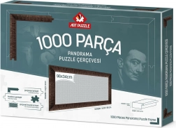 Rám pentru puzzle 96x34 cm maro