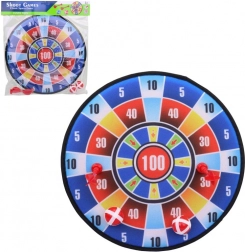 Ţinta soft cu săgeți și mingi 36 cm