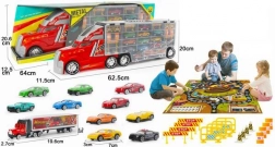 Camion – autospecială de tractare cu covoraș de joacă și mașinuțe