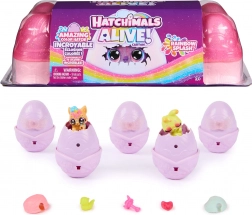 Hatchimals Alive Rainbow Splash set cu 5 figurine în ouă cu accesorii