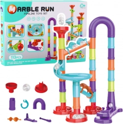 Set de Construcție Distractivă cu Piste de Bile pentru Copii