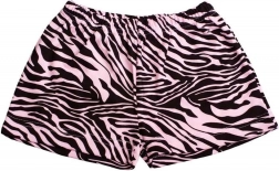 Pantaloni scurți din bumbac pentru copii NEW BABY Zebra roz