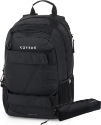 Rucsac pentru elevi cu etui OXY Sport Black