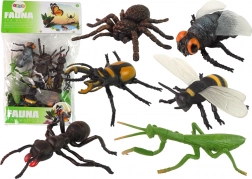 Set de figurine realiste cu insecte și păianjeni – 6 buc