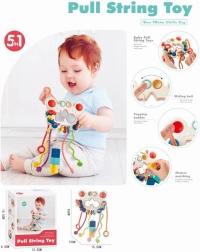 Jucărie senzorială Montessori – inel de dentiție fluture