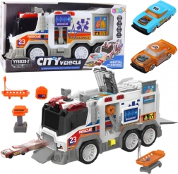 ambulanță urbană – jucărie cu lumini și sunete