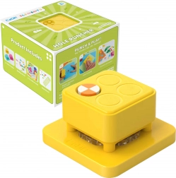 Perforator reglabil CaDA – set creativ galben, 108 piese