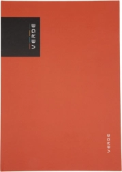 Caiet de însemnări A4 VERDE, cărămiziu, 96 de file liniate