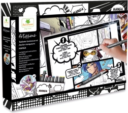 Artissimo - Set creativ Manga cu tabletă luminoasă