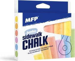 Crete rotunde pentru trotuar, 6 buc – mix de culori