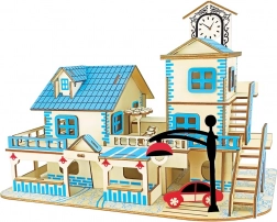 Puzzle 3D din lemn Destinație de coastă