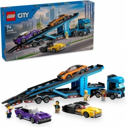 LEGO® City 60408 Camion de transport auto cu mașini sport