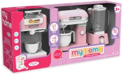 Set de jucărie cu electrocasnice de bucătărie pentru copii – cafetieră, mixer și storcător