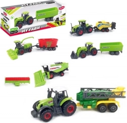 Tractor Ferma mea 1:64 model din metal și plastic