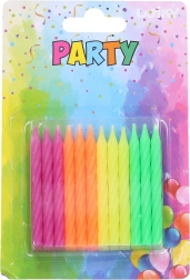 Lumânări neon 24 buc