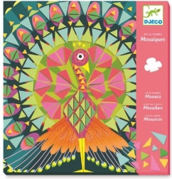 Imagini mozaic Păun și bufniță de la Djeco