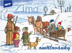 Cărți de colorat iarnă MFP A5